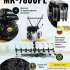 Мотоблок Huter МК-7800PL BIG FOOT, бензиновый, 7.8л.с. (комплект из 2-х коробок) [70/5/62]